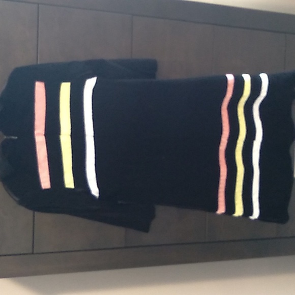 Cozi kidz maxi dress size 3 velour collared dress with colorful stripes - Picture 2 of 6